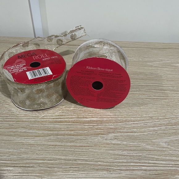 8 Mega Roll , Ribbon red, gold, silver - Picture 16 of 16